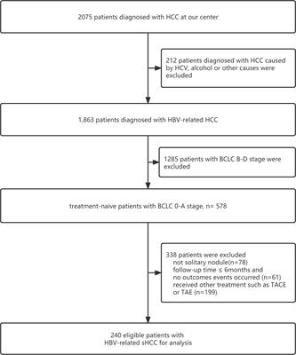 Prognosis and Risk Factors of Recurrence in HBV-Related Small Hepatocellular Carcinoma After Stereotactic Body Radiation Therapy